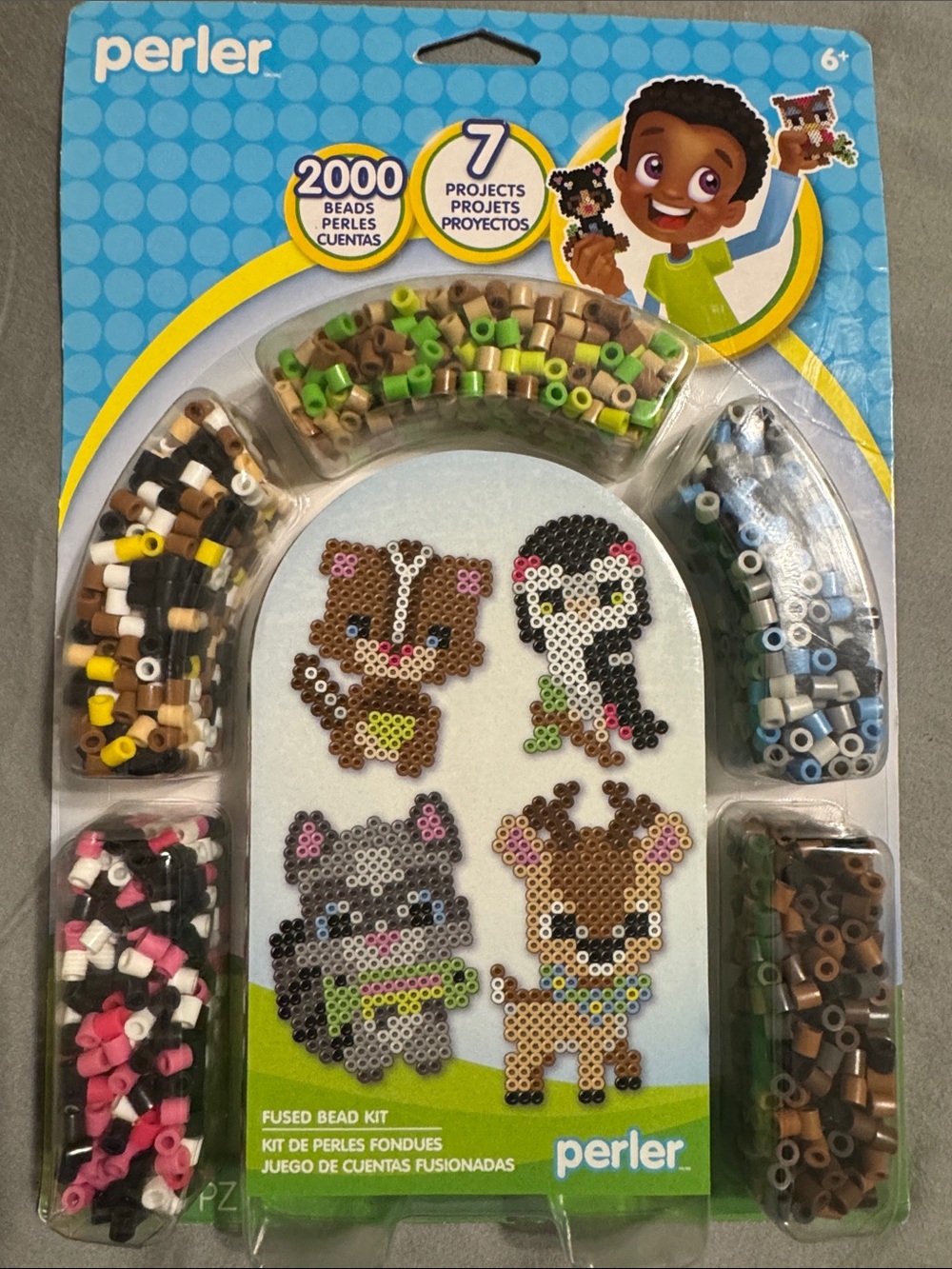 Perler Kids Fused Bead Kit - Multicolor Small Pets
